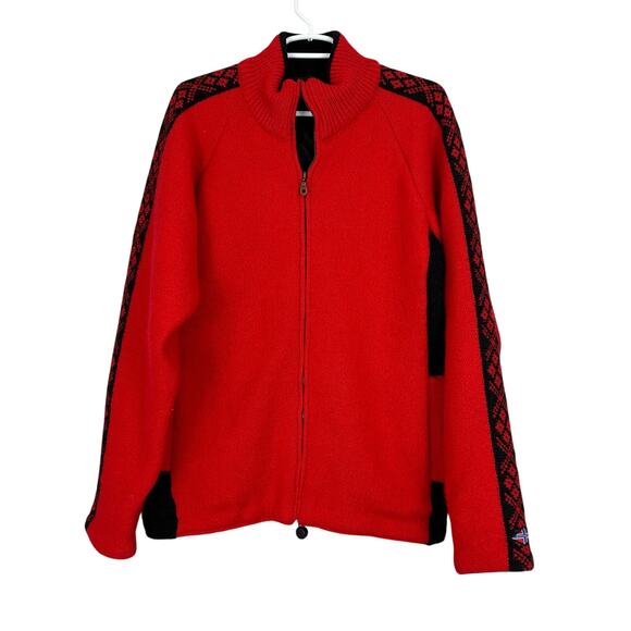 NorskWear Wool Lined Full Zip Sweater Jacket Small - Picture 1 of 10
